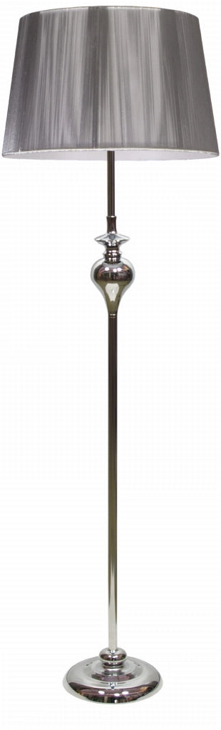 Lampada da terra Candellux Gillenia cromo E27 135cm