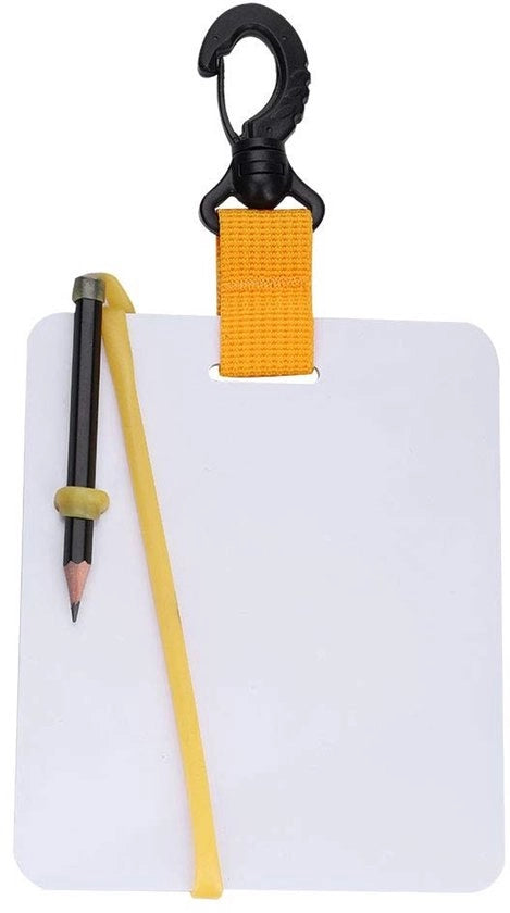 Tavolo da immersione in plastica - Tavolo da scrittura da immersione - Incluso pennarello e gancio di attacco