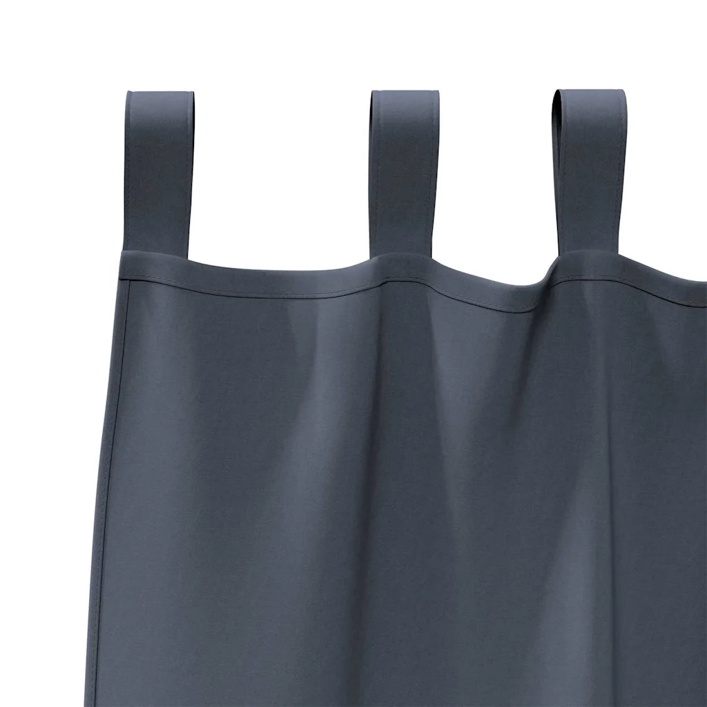Tende Blackout con Anelli 2 pcs Antracite 175 x 140 cm 4107559