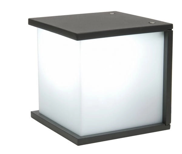 Applique esterna BOX CUBE antracite E27 IP44 Lutec
