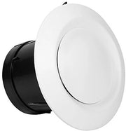Plafoniera con Vano di Scarico in ABS di Alta Qualità - Ventilazione - Riduzione del Rumore - Installazione Facile - Copertura Decorativa - Progetto Stilistico - Reticolo di Ventilazione