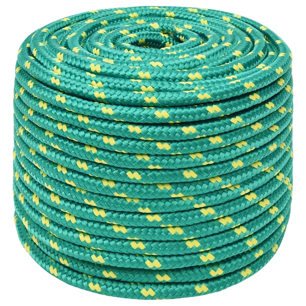Corda | Fune per barca Verde 12 mm 250 m in Polipropilene