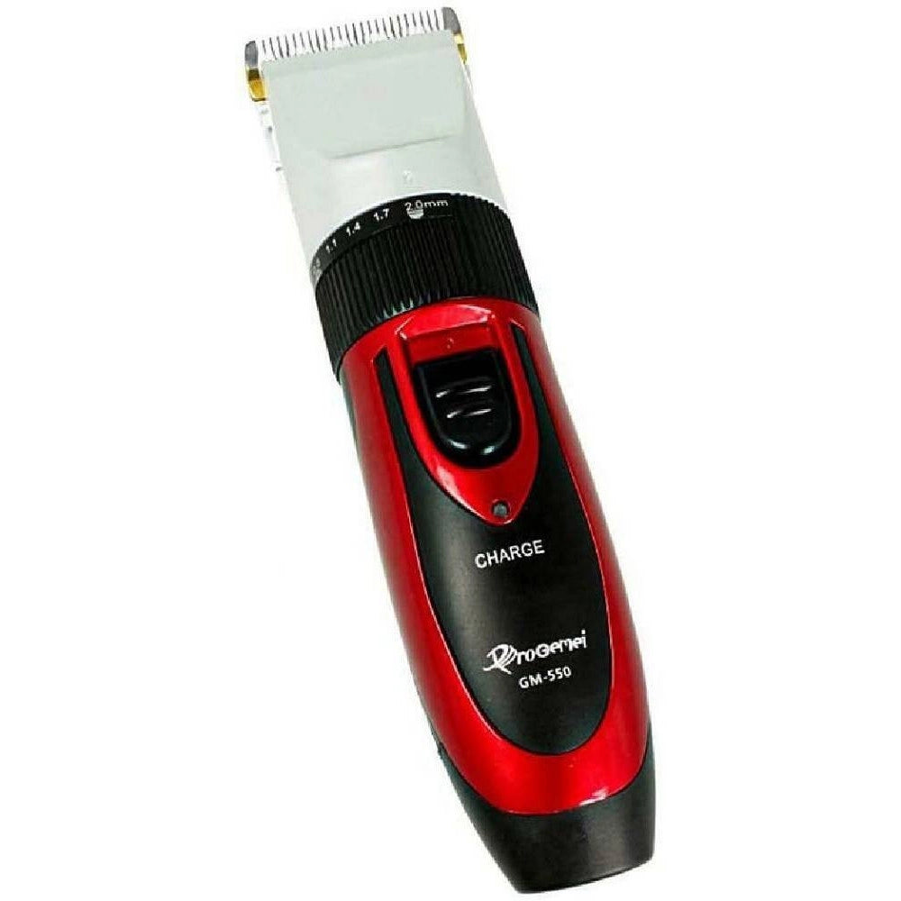 Trade Shop - Tagliacapelli Professionale Rasoio Elettrico Doppia Batteria Ricaricabile Gm-550 -
