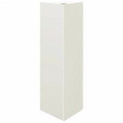 Fioriera rialzata triangolare per piante fiori e patio/giardino 30 x 26 x 75 cm acciaio bianco 02_0038803