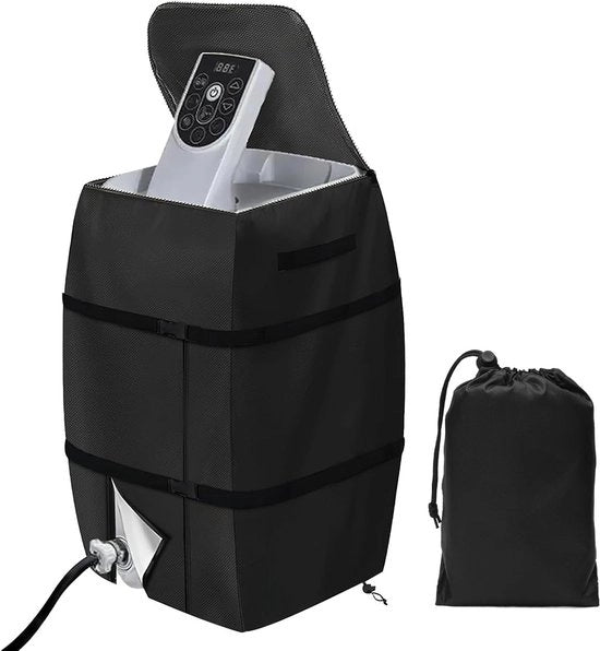 Hoes per Bagni di Bubbel - Pompa per riscaldamento SPA acqua e aria, impermeabile e stoffa, con chiusura a zip - per esterno, viaggi e piscine.