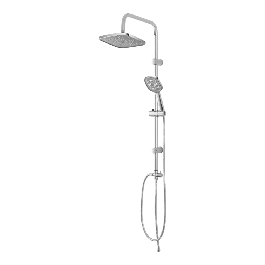 COLONNA DOCCIA COMPLETA  PLATINUM IN ACCIAIO CROMATO H 93CM