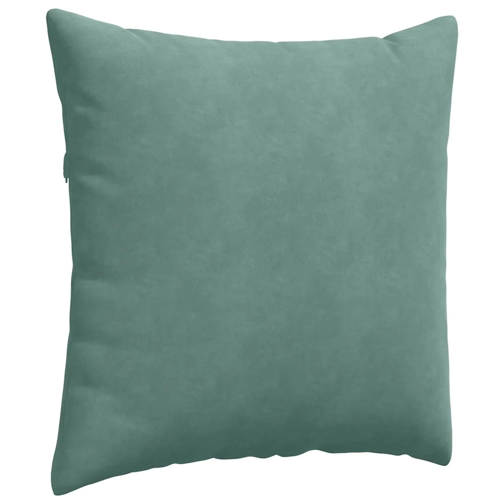 Cuscini da Divano 2 pcs Verde Mare 80 x 80 cm Tessuto in Cords 42014067