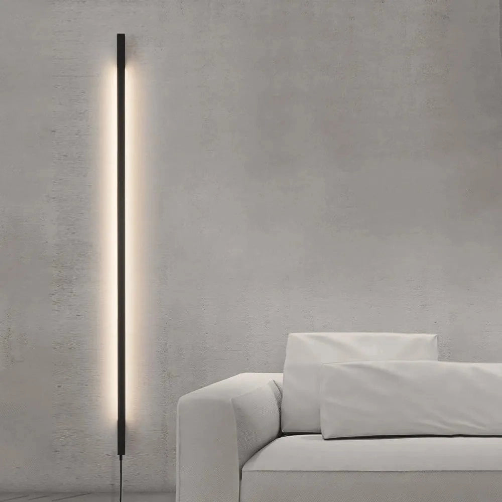 Applique Da Parete Led Lhj064-w 100cm Black