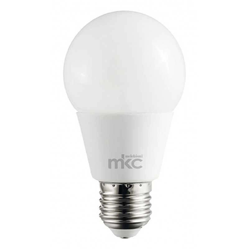 LAMPADINA LED A60 9W E27 220-240VCA 3000K LUCE CALDA MKC LIGHT GOCCIA - Melchioni