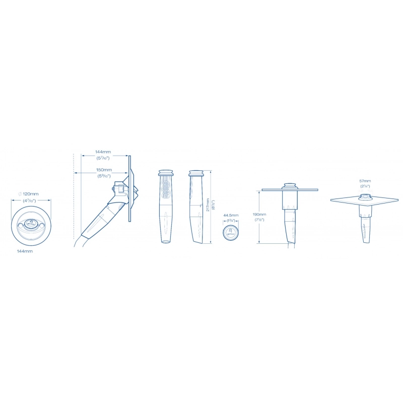 DOCCETTA TWIST ACQUA FREDDA TWIST HAND SHOWER COLD WATER