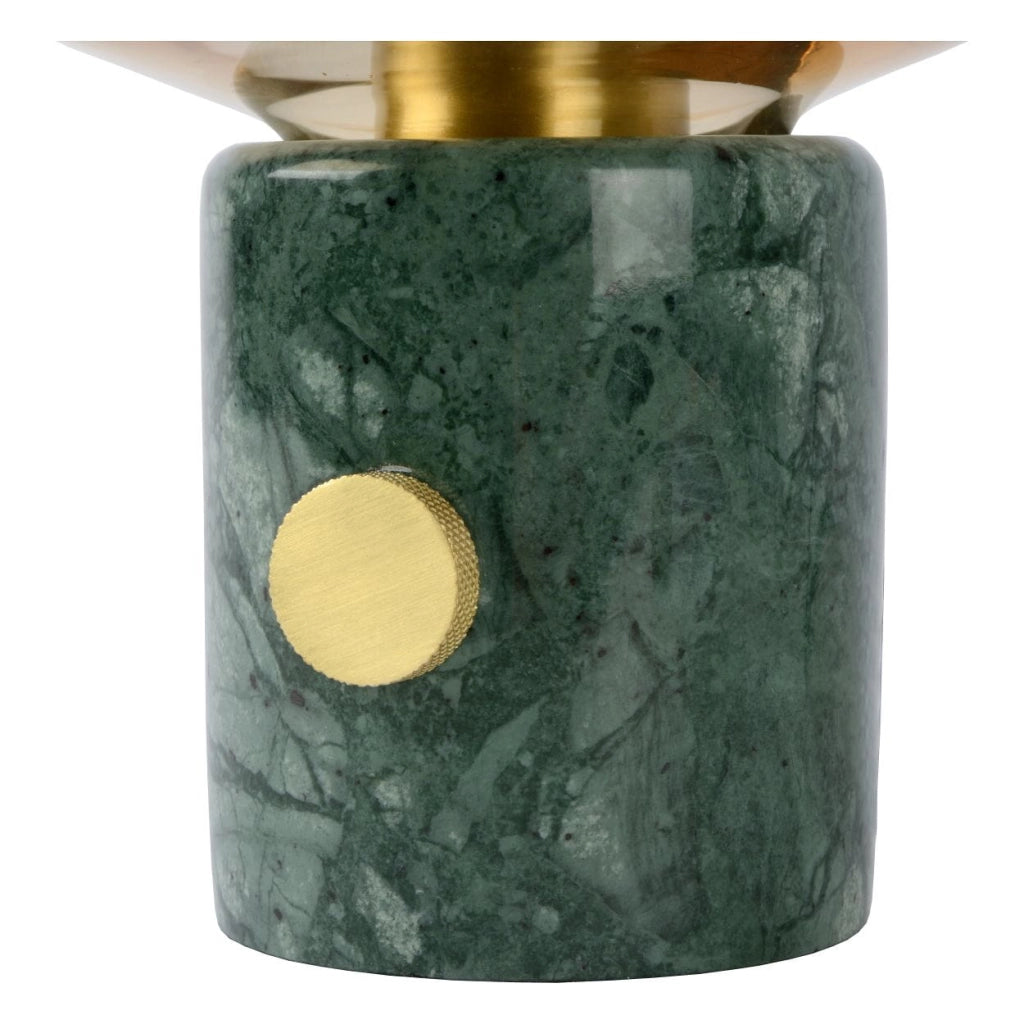 Lampada da tavolo Lucide Charlize marmo verde E27 40W