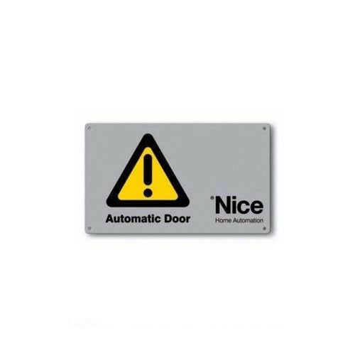 NICE TS TABELLA SEGNALETICA PER SISTEMA AUTOMAZIONE MOBY 4000 AUTOMATISMI