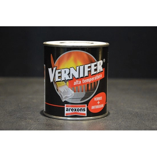 SMALTO ALTA TEMPERATURA 'VERNIFER' 500 ml - Nero satinato - AREXONS