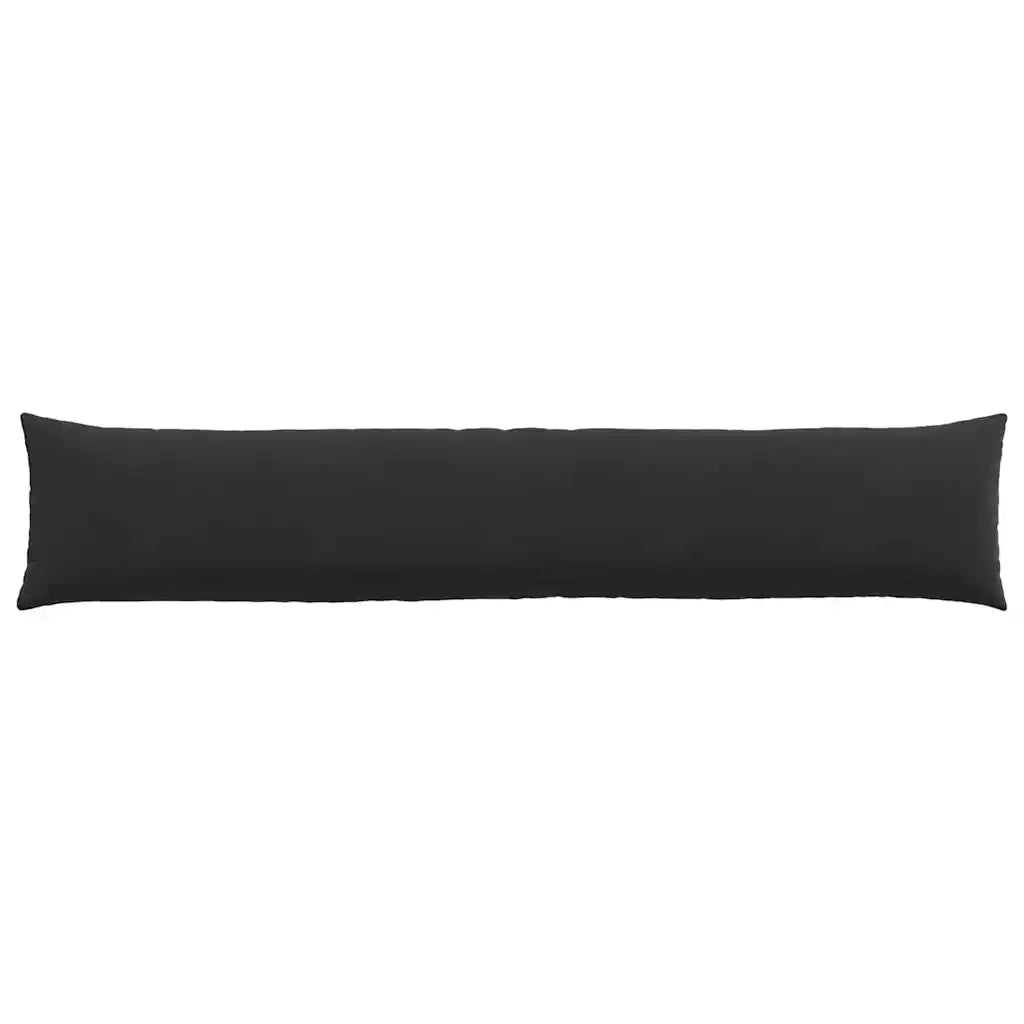 Cuscini da Divano 2 pcs Nero 200 x 40 cm Tessuto in Cords 42013891