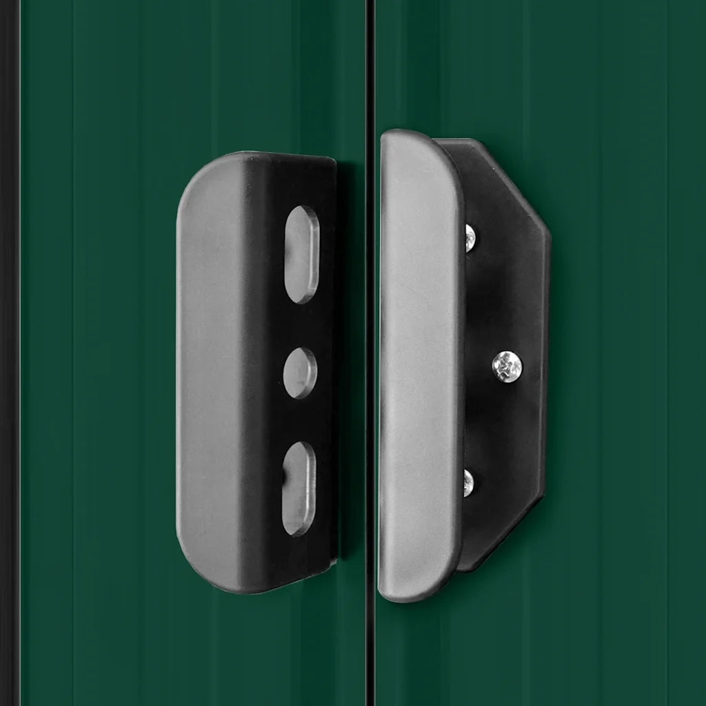 Capanno per Attrezzi in Metallo Verde 257x205x178 cm 42910