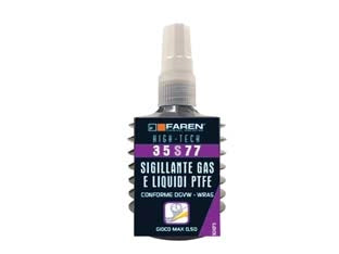 SIGILLANTE ANAEROBICO GAS E LIQUIDI 35S77- - ml.75 - colore giallo - 6 pezzi FAREN