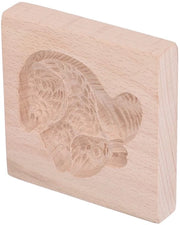 Stampo per biscotti in legno - forma biscotto - stampo per biscotti riutilizzabile - legno di betulla - sostenibile - decorativi - motivi - peso 95-115g - forma per forno