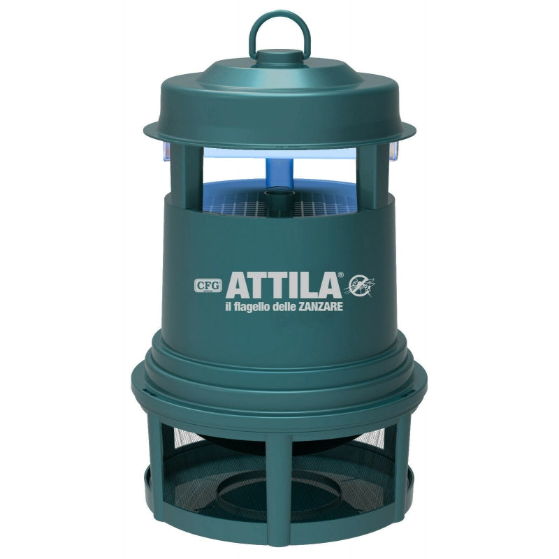 CFG Attila Lampada Anti Insetto, ZANZARE Comuni, Mosche ECC CERTIFICATA per Uso Esterno. Protegge Fino A 1200MQ MOD. H041