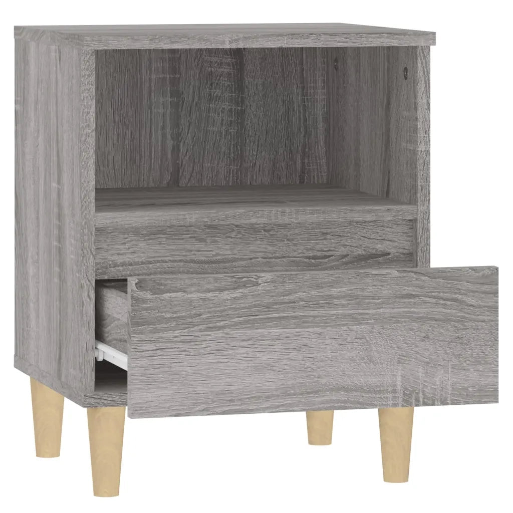 Comodino Grigio Sonoma 40x35x50 cm 821806