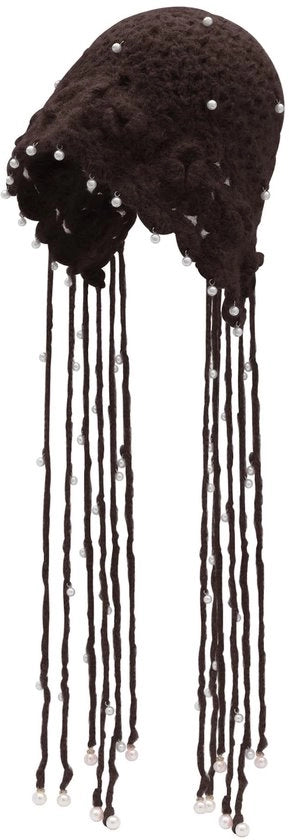 Cappello Slouchy con Borchietti - Stile Bohemien - Elegante - Impermeabile - Ideale per Matrimoni
