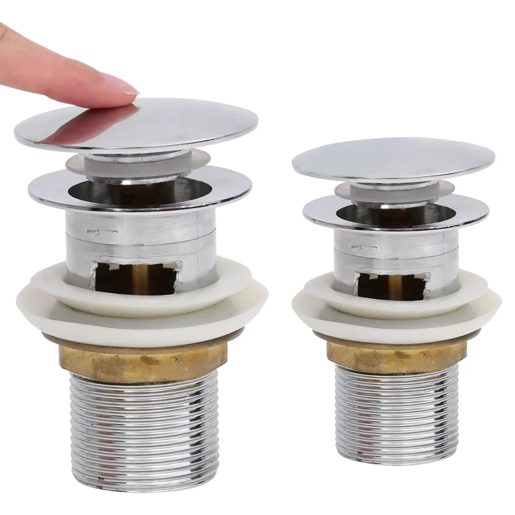 Scarico a Pressione Funzione Troppopieno Cromo 6,4x6,4x9,1cm CFW2011264
