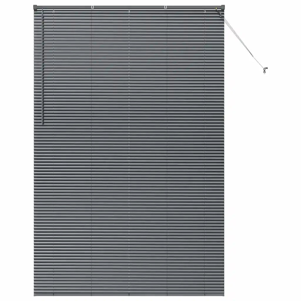 Tenda Veneziana Grigio Scuro 220x150cm 25 mm Alluminio 42006107