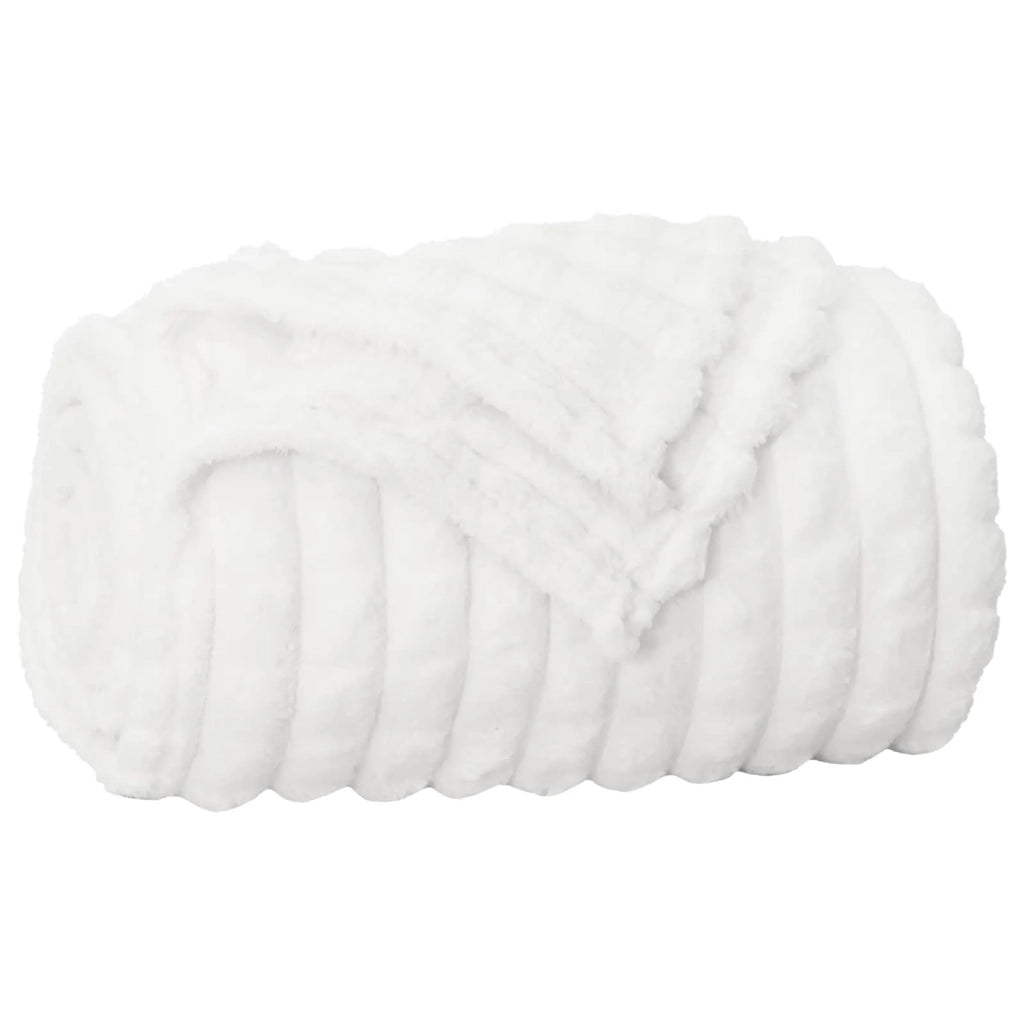 Coperte da Pile 6 pcs Bianco 240 x 220 cm Panno 42016967