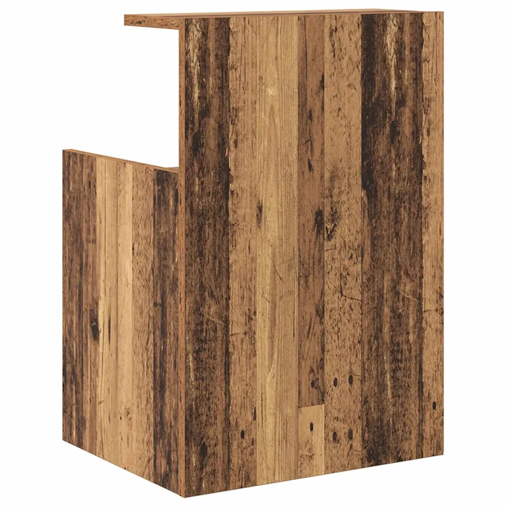 Comodino | Armadio da Notte | Mobiletto da notte Legno vecchio 40 x 35 x 60 cm