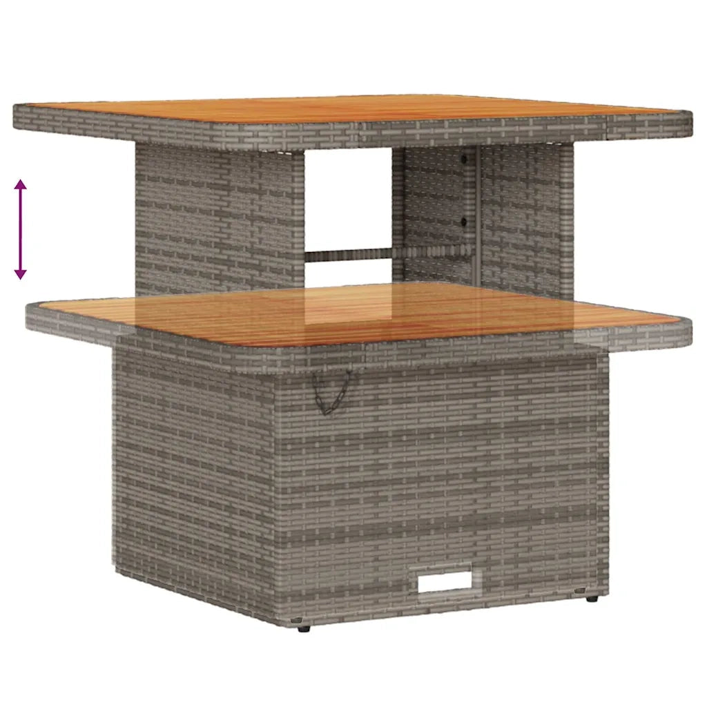 Set Divano da Giardino con cuscino 10 pcs Grigio polyrattan 3362618