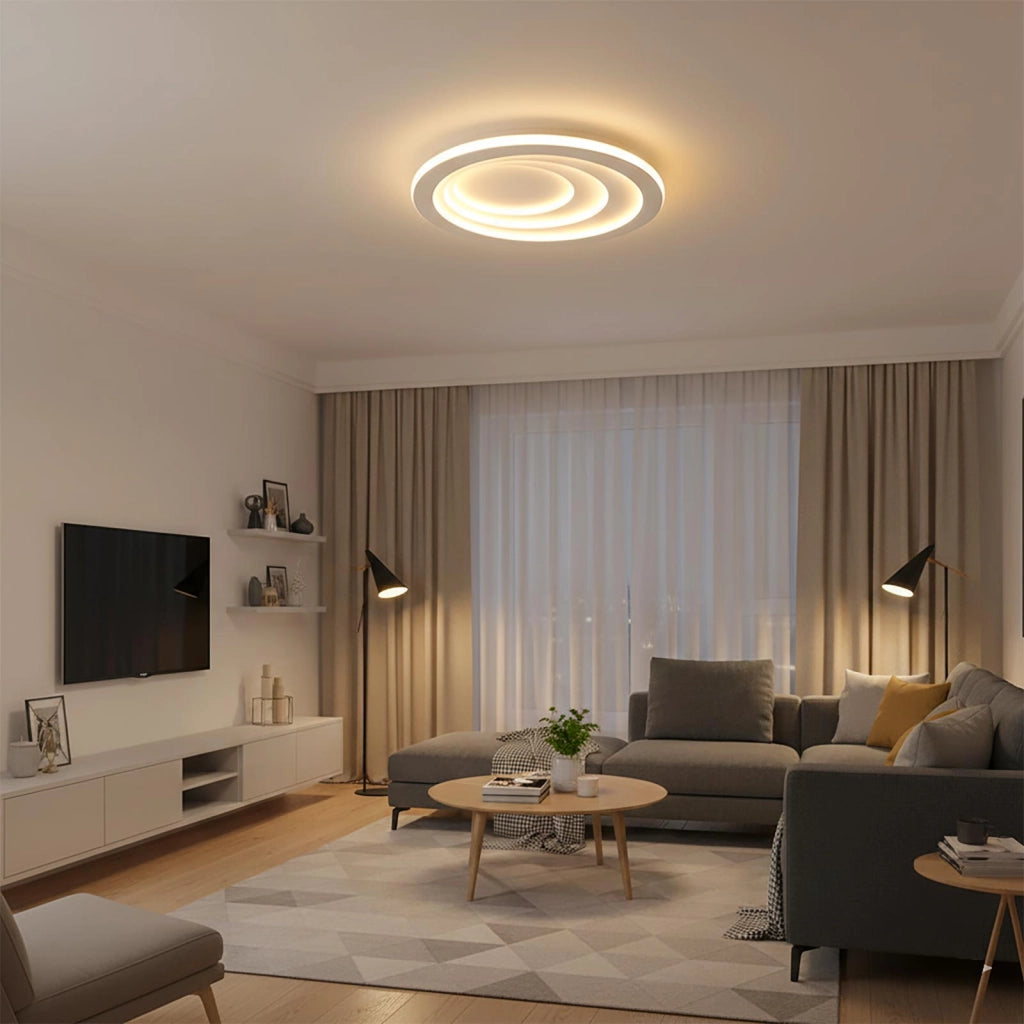 Plafoniera Moderna LED 70W CCT Bluetooth Dimmerabile Lampada Tonda Soffitto Luce Camera da Letto Soggiorno Cucina Telecomando
