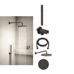 GEDY SET DOCCIA D.25 NERO MATT HIGH PRO PLUS 02