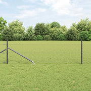 Palo della recinzione Grigio 50 x 0,8 m (rete 36 mm)