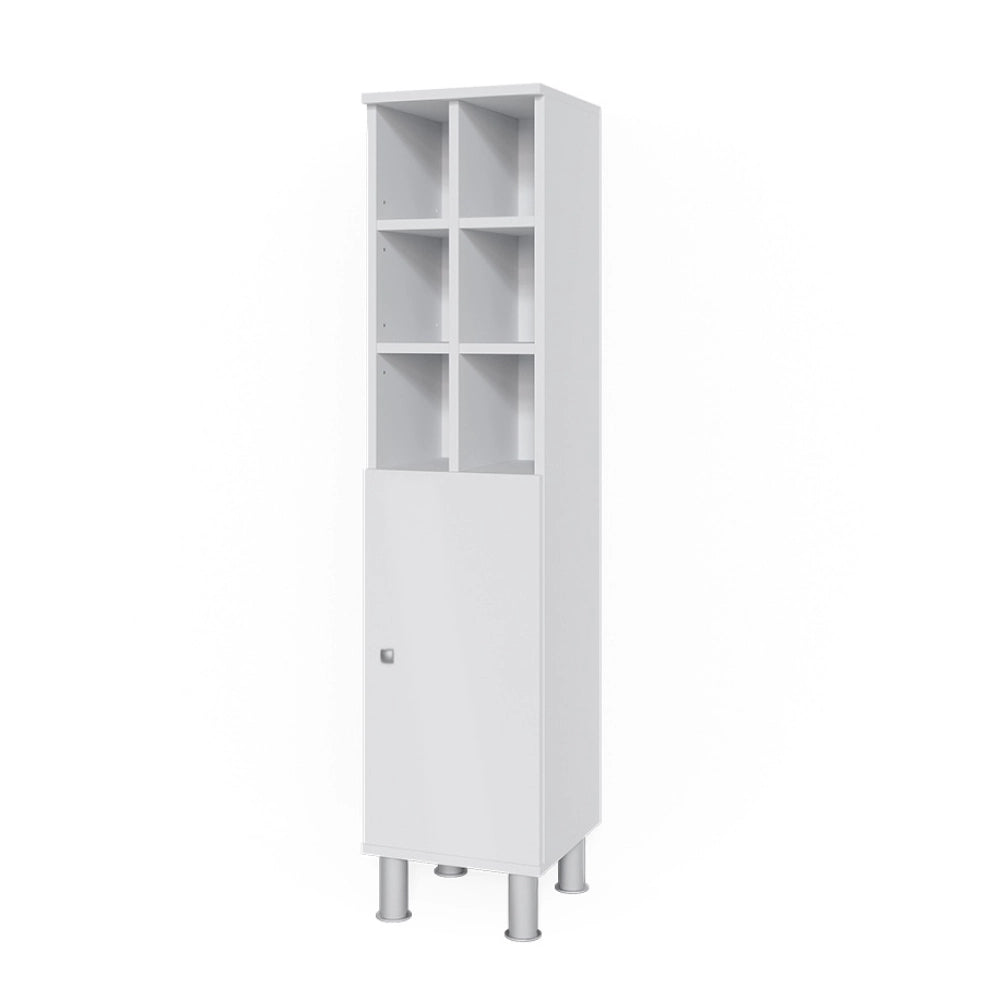 Mobiletto bagno Fynn Bianco 30 x 130.6 cm porta grande Vicco