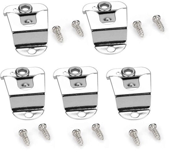 Microfono a mano 5 pezzi - Struttura di supporto metallica - Clip per microfono - Installazione facile - Per TM471A/TM271A/TK8108 - Dimensioni 45 x 30 x 10 mm - Clip per microfono
