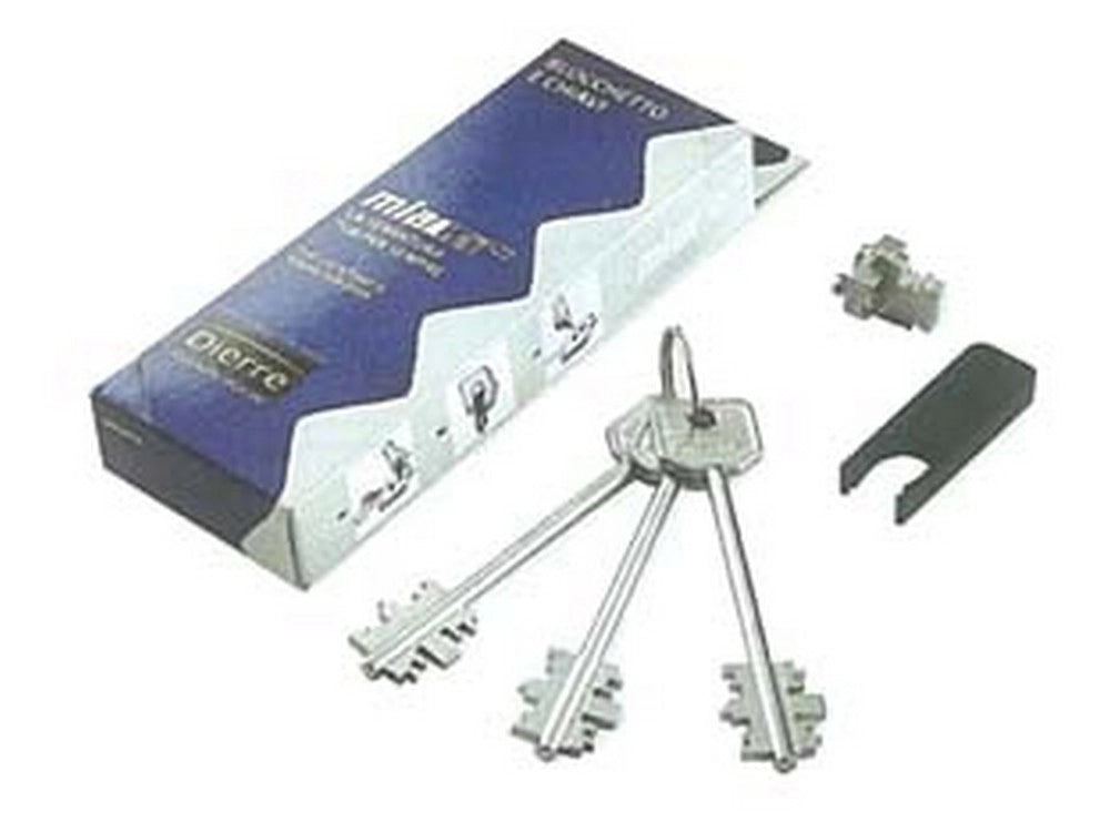 1pz blocchetto di ricambio sigillato con 3 chiavi doppia mappa mm.116 - (blo321 cod:ferx.fer389433