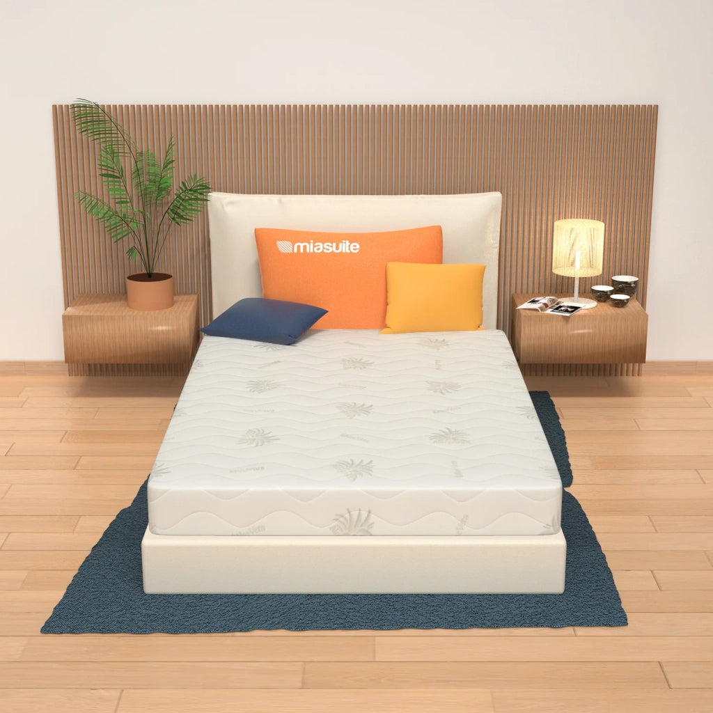 Materasso 140x190, alto 17 cm - Alla Francese, Memory, Sfoderabile, in Aloe Vera | Baldo