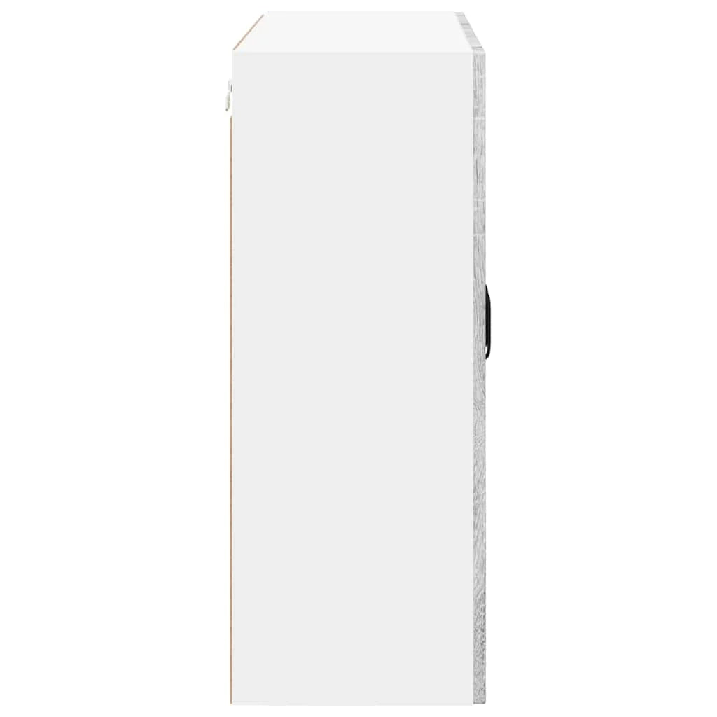 Mobile da cucina moderno e funzionale con pratico spazio contenitivo 80 x 31 x 80 cm legno composito grigio Sonoma 02_0054088