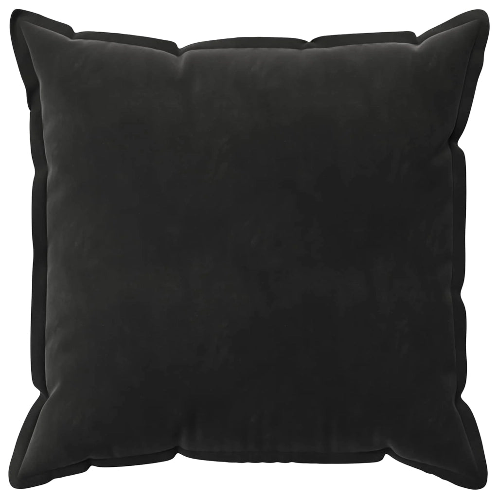 Federa 2 pcs HOUTEN Nero 65 x 65 cm Velluto 920977