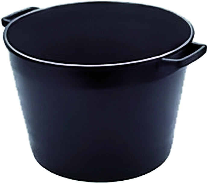 MASTELLOTTO PER EDILIZIA Lt. 45 Ø cm. 45x35,5 h - Nero