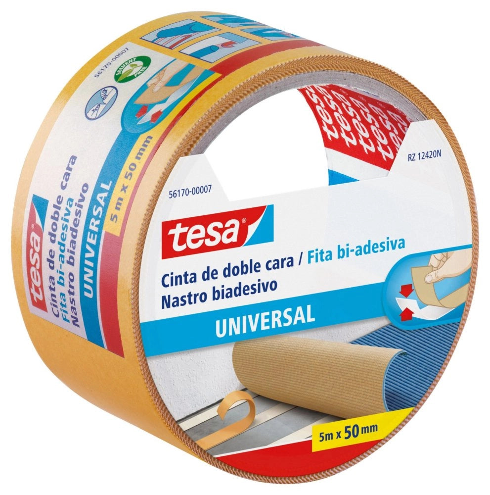 36pz nastro biadesivo ml. 5x50mm. cod:ferx.4281