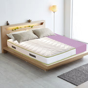 Materasso Alto 16 cm piazza e mezza 120x195 cm, con AirPur® monoblocco, water foam ortopedico in poliuretano, con tessuto anti acaro di alta qualità, DREAM AIR 