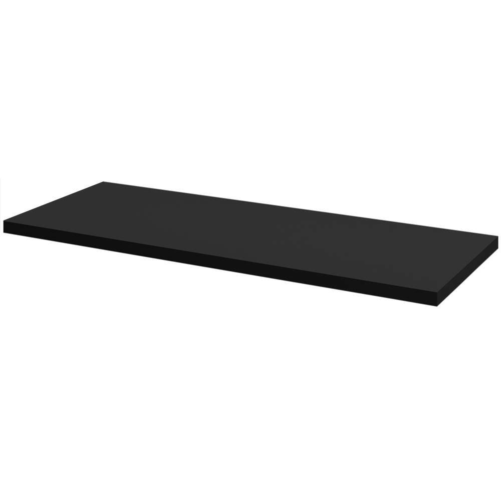 Set NEWPORT 2 Armadi Pensili Sottolavabo con Piano di Lavoro 100x60x40 Effetto Rovere / Nero [en.casa]
