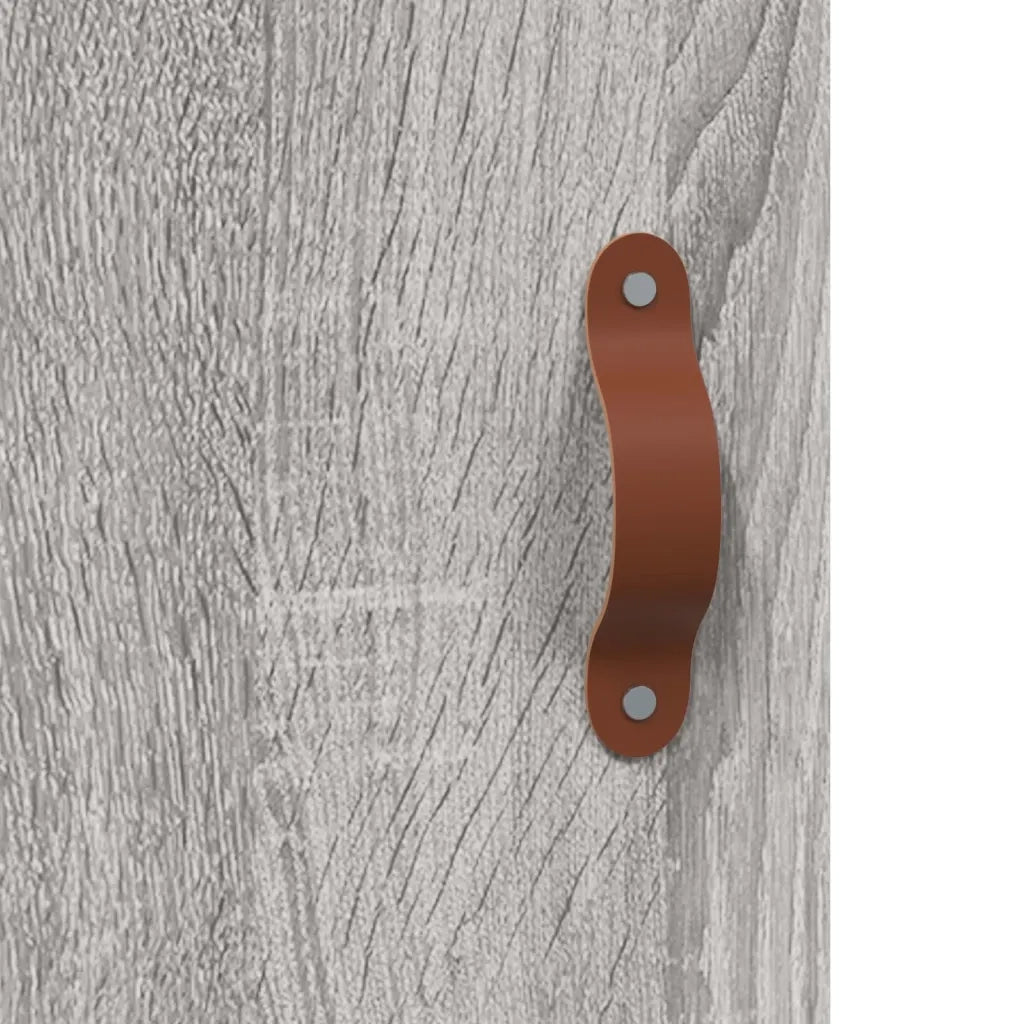 Mobile a Parete Grigio Sonoma 69,5x34x90 cm 828402