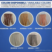 Tenda Antimosche Modello GLIT PIENO in PVC, Plastica Marrone | Largh. 1m x Alt. 2,40m | Protezione Insetti, Porta, Esterno, Interno
