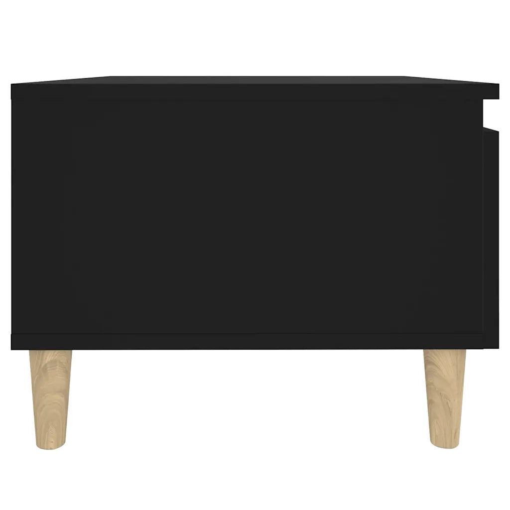 Tavolino-Tavolino da soggiorno-Tavolo Nero 50x46x35 cm in Legno Multistrato 152186