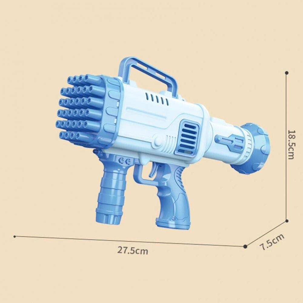 Trade Shop - Pistola Fucile Spara Bolle Di Sapone Sparabolle + 2 Ricariche Giocattolo Bambini -