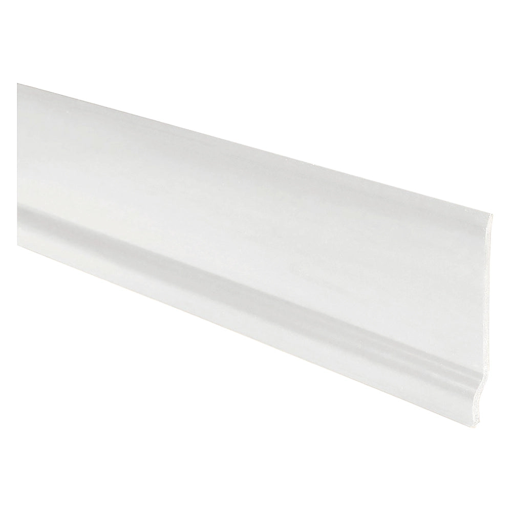 BATTISCOPA RESINA ESPANSA 65 x 9 mm - noce scuro- 10 pezzi  - COLOREA