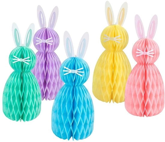 Set di 5 decorazioni di Pasqua a forma di ragnatela d'api