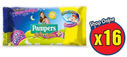 19 PAMPERS SALVIETTE UMIDIFICATE BAMBINI SOLE LUNA DA 40 PZ
