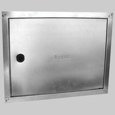 SPORTELLO PER CONTATORE ACQUA ZINCATO  400 x 500 x 20     MADE IN ITALY